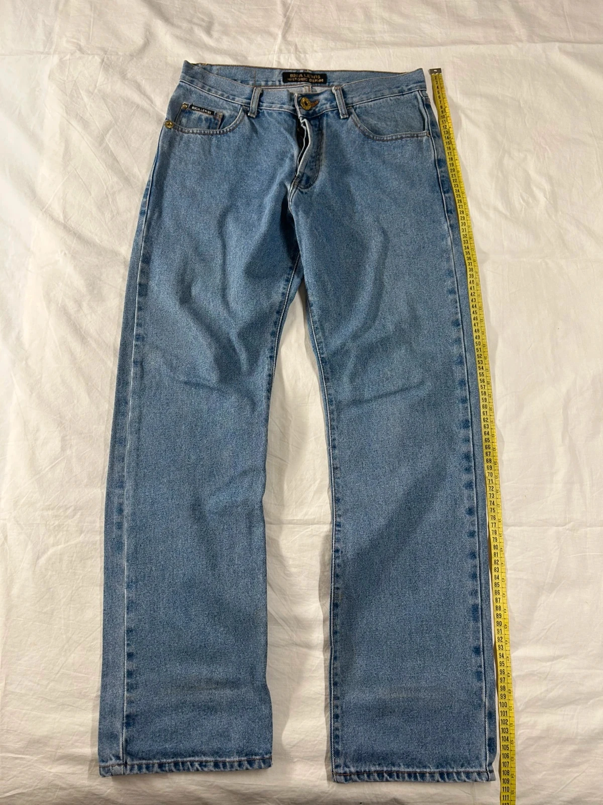 Jean droit bleu marine rica lewis vintage taille 40
